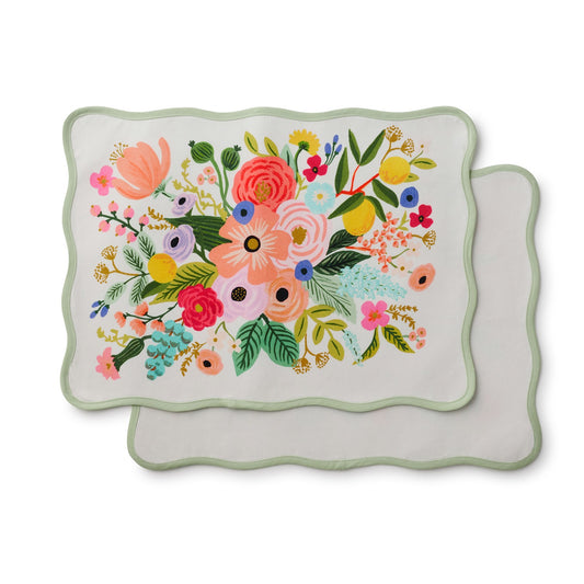 Cotton Placemats, Set of 4 - Garden Party