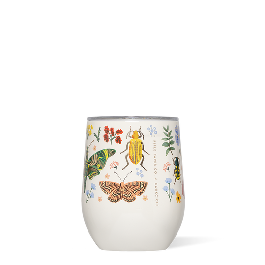 Stemless - 12oz Rifle Paper - Curio Cream