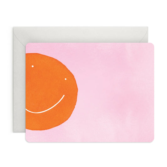 Flat Notes - Orange Smiley