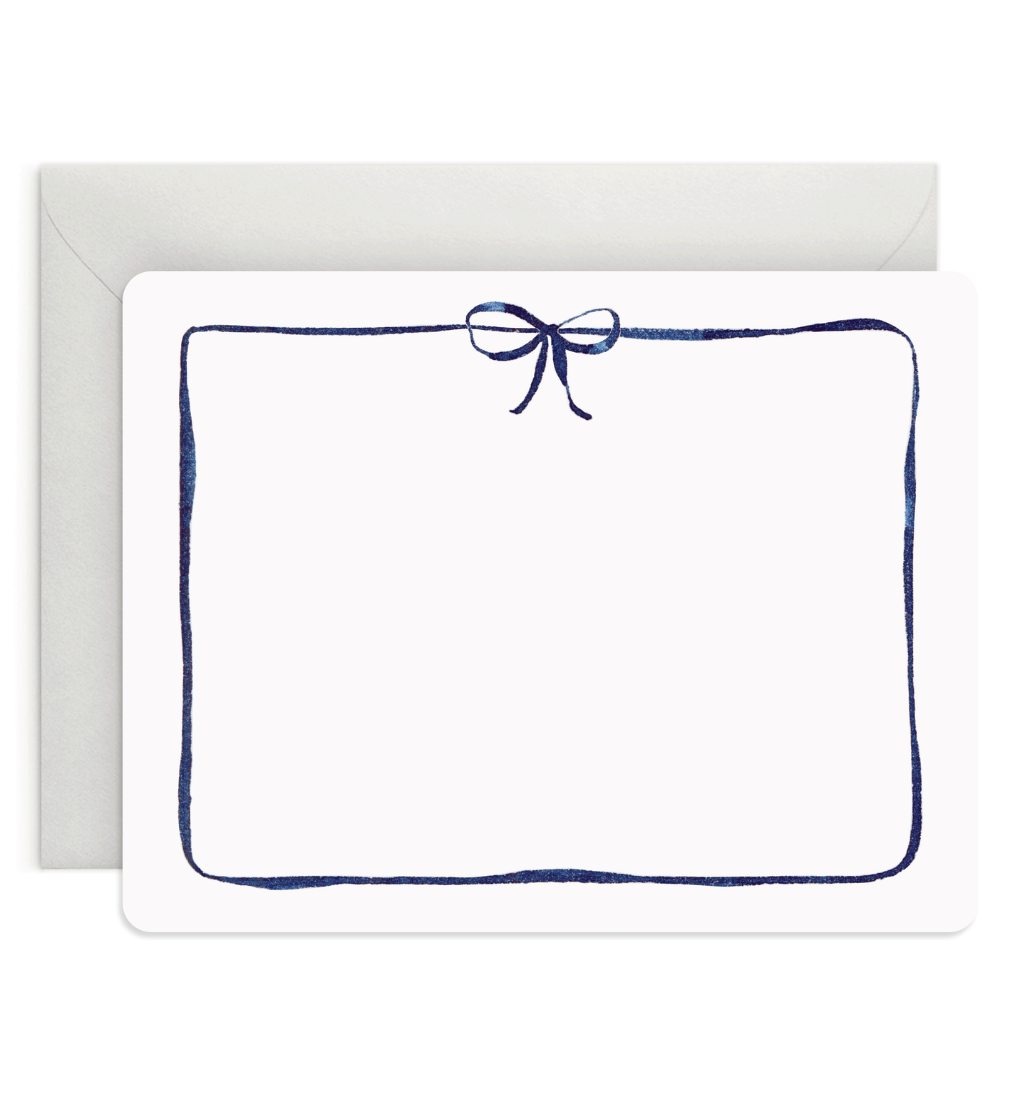 Flat Notes - Navy Bow