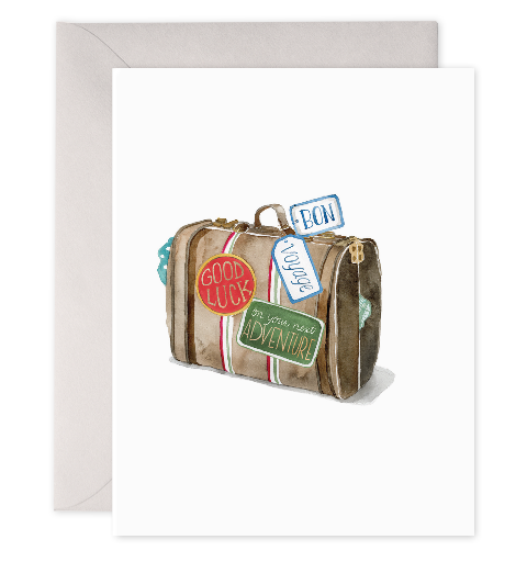 Bon Voyage Suitcase Card