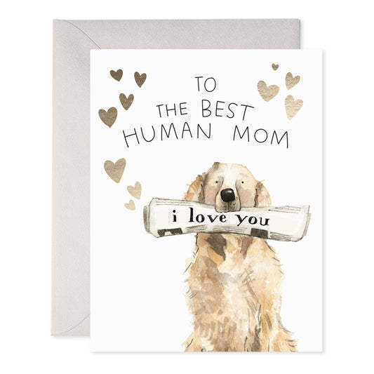 Best Human Mom Card