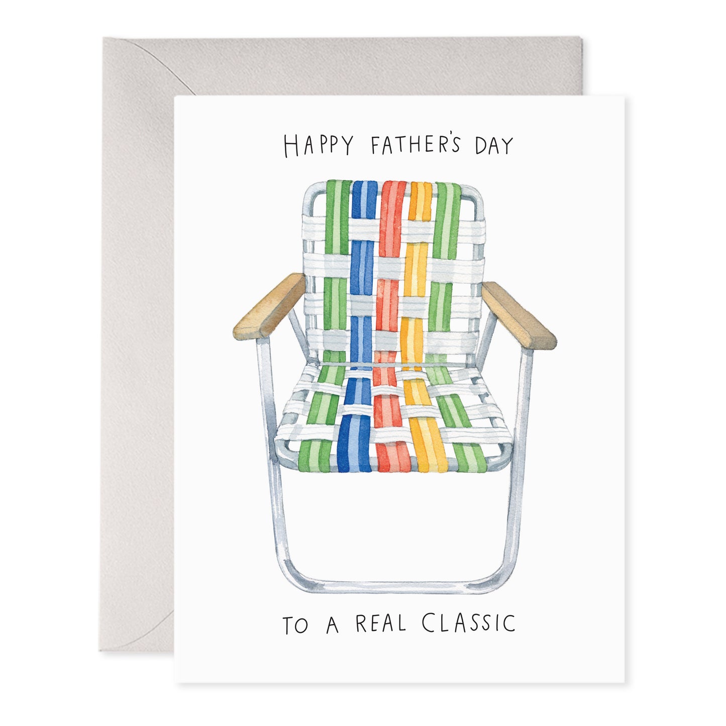 Lawn Chair Dad Card