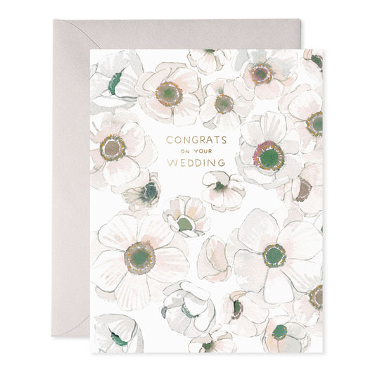 Greeting Card - White Flower Wedding