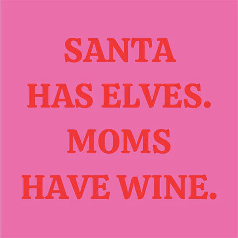 Cocktail Napkins - Santa has Elves