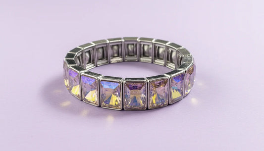 Bracelet - Estelle Silver/Iridescent