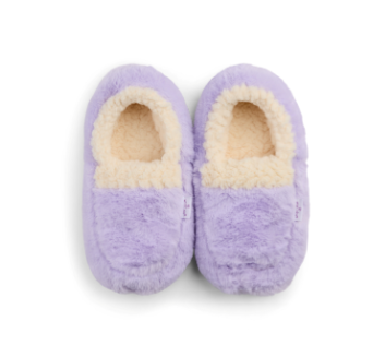 Lavendar Sherpa Warmies Slippers