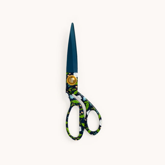 Scissors - Navy Hydrangeas