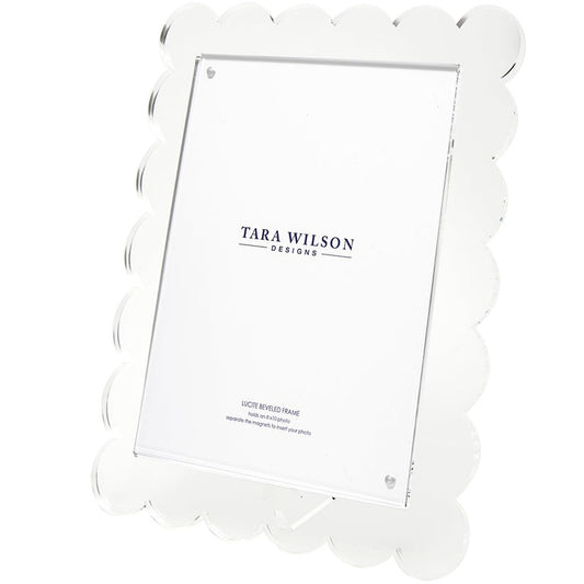 Picture Frame - Scalloped - Clear - 8x10