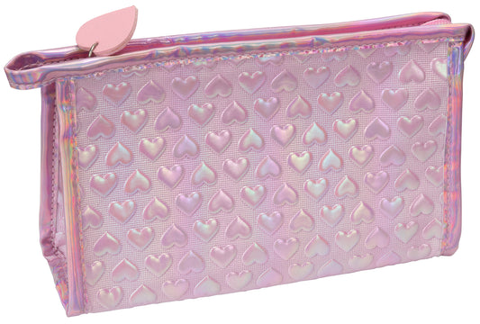 Cosmetic Bag - Pink Hearts