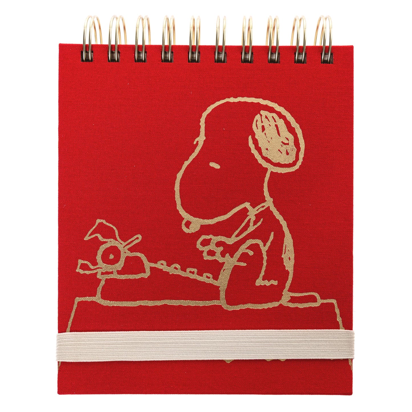 Peanuts Luxe Collection Fabric-Covered Spiral Jotter