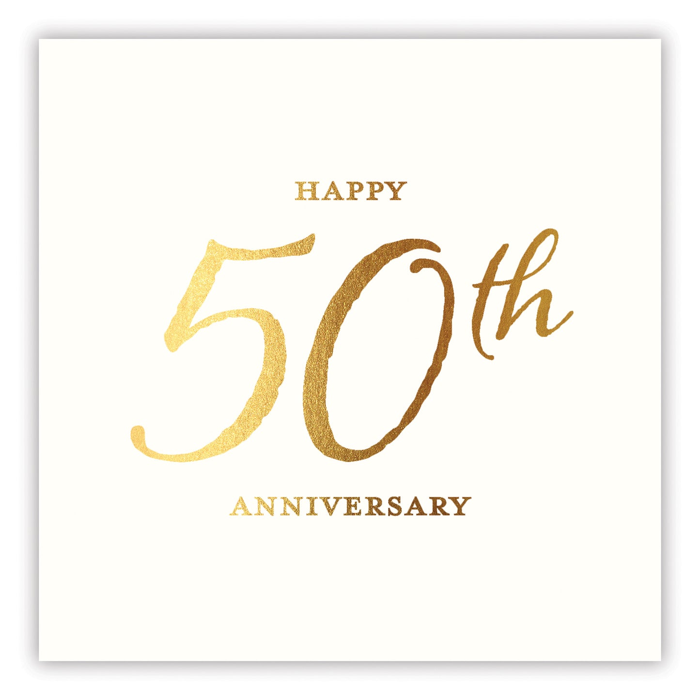 Cocktail Napkins - Happy 50th Anniversary