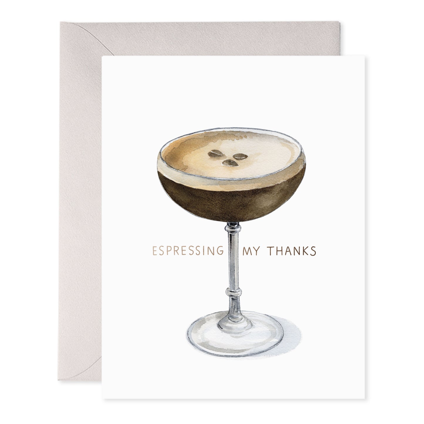 Greeting Card - Espresso Thanks