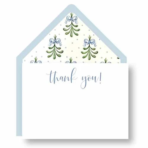 Letterpress Boxed Notes - Bluebell Thank You