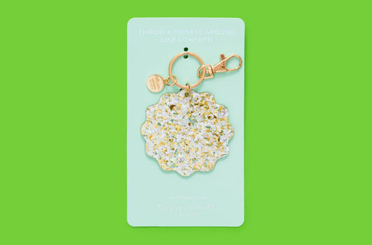 Keychain - Waves Confetti