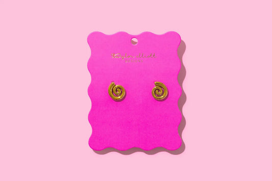 Stud Earrings - Miranda Swirly