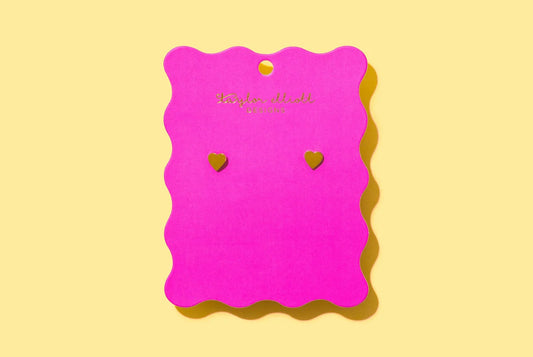 Stud Earrings - Annie Heart
