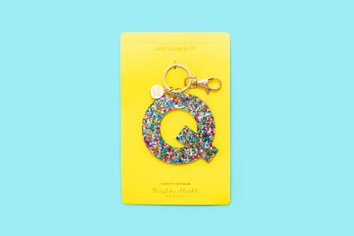 Keychain - Colorful Confetti - Q