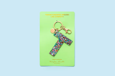 Keychain - Colorful Confetti - T