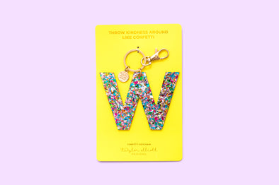 Keychain - Colorful Confetti - W