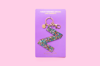 Keychain - Colorful Confetti - Z