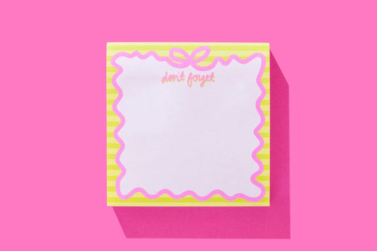 Sticky Notes Pad - Bow