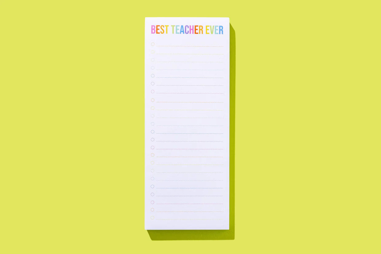 List Pad - Best Teacher