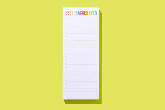 List Pad - Best Teacher