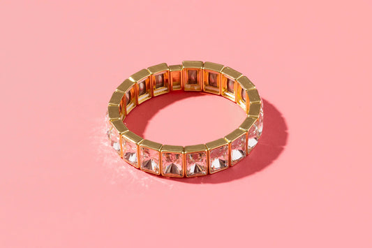 Bracelet - Estelle Gold Crystal