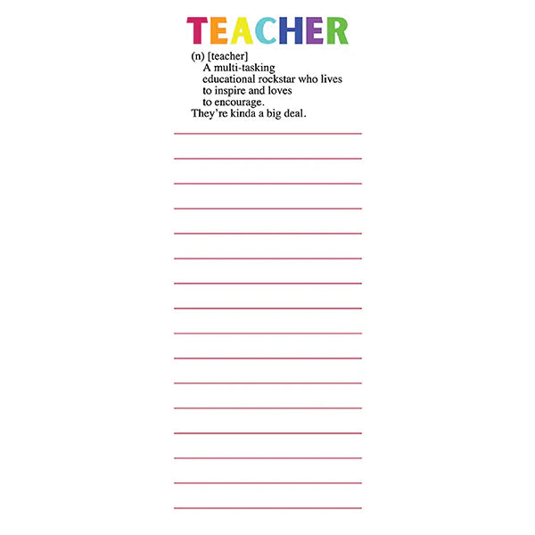 Notepad - Teacher