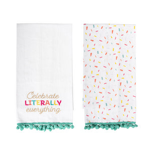 Tea Towels - Celebrate and Sprinkle