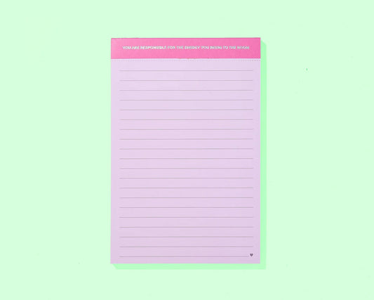 List Pad - Energy You Bring