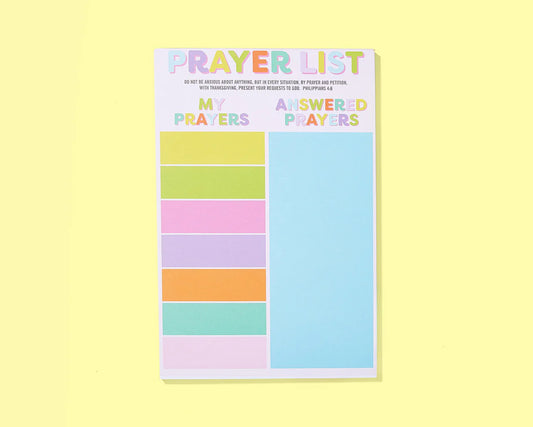 List Pad - Colorful Prayer