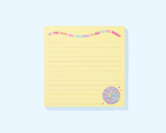 Notepad - Be the Hype Girl