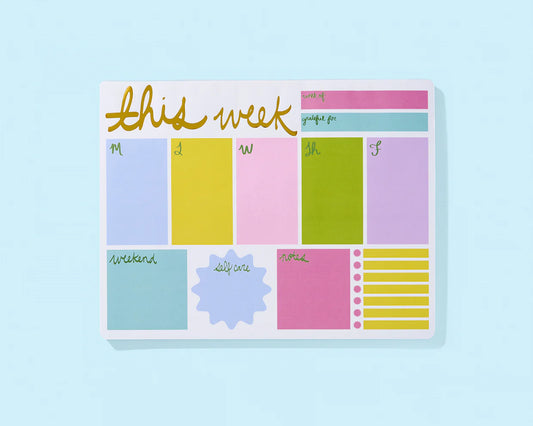 TED x Joy Creative - Mallory Weekly Planner