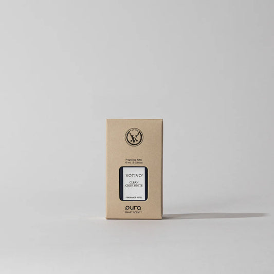 Pura + Votivo Fragrance Refill - Clean Crisp White