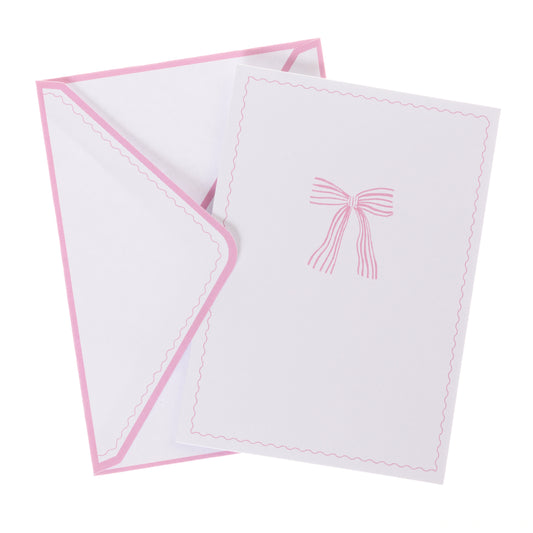 Boxed Cards - Pink Bow