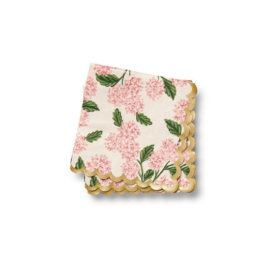 Cocktail Napkins - Pink Hydrangea