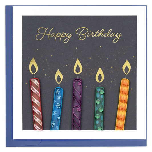 Quilled Card - Make-A-Wish Candles