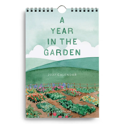 A Year in the Garden 2027 Wall Calendar, 6" X 9"