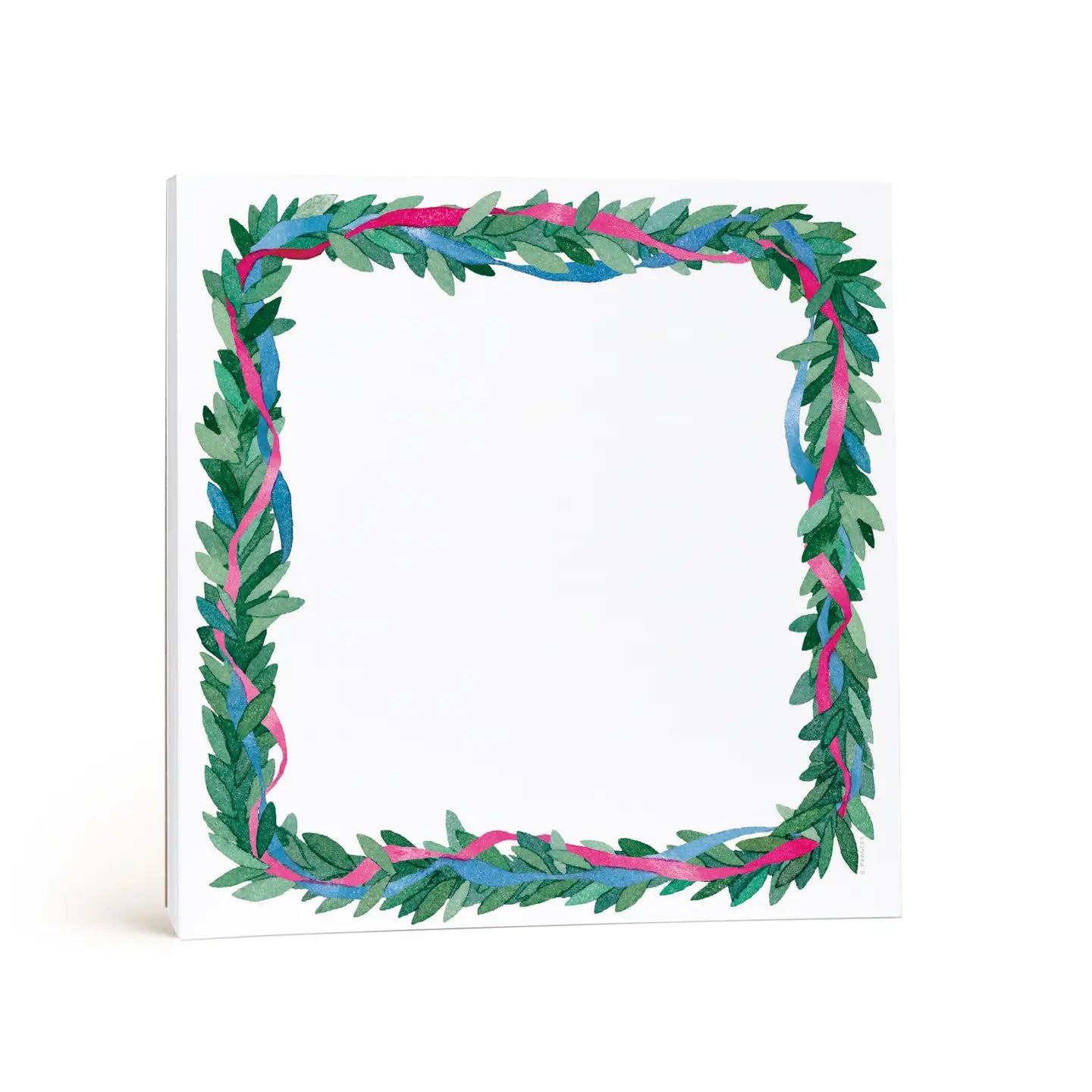 Chunky Notepad - Colorful Wreath
