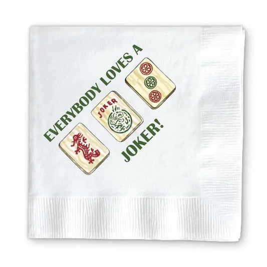 Cocktail Napkins - Mahjong Joker