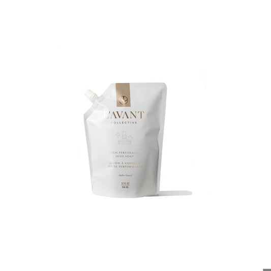 High Performing Dish Soap Refill Pouch -  Ambre Santal