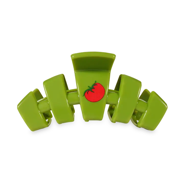 Small Classic Hair Clip - Locally Grown Tomato