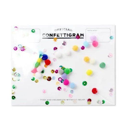 Confettigram - Pom Poms Birthday / Everyday Card