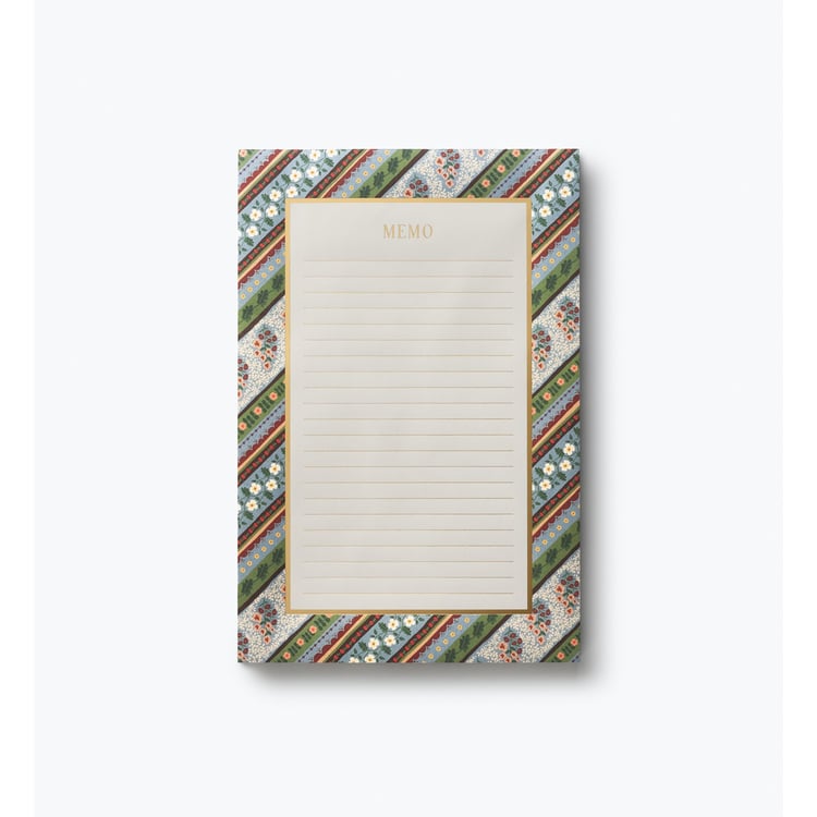 Memo Notepad - Paisley