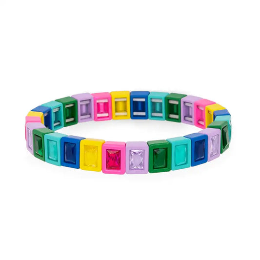 Crystal Stretch Bracelet - Multi