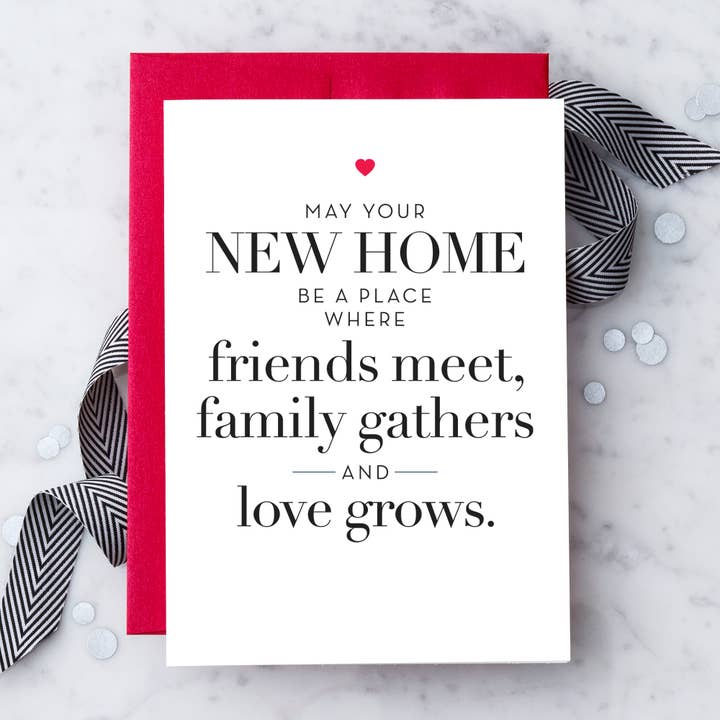 Greeting Card -  New Home