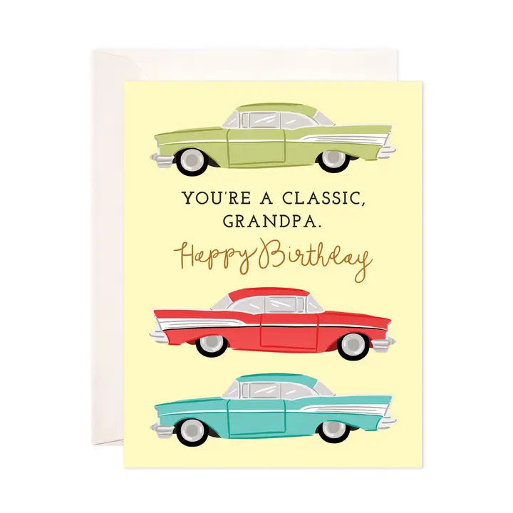 Classic Grandpa  Birthday Card