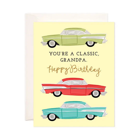 Classic Grandpa  Birthday Card